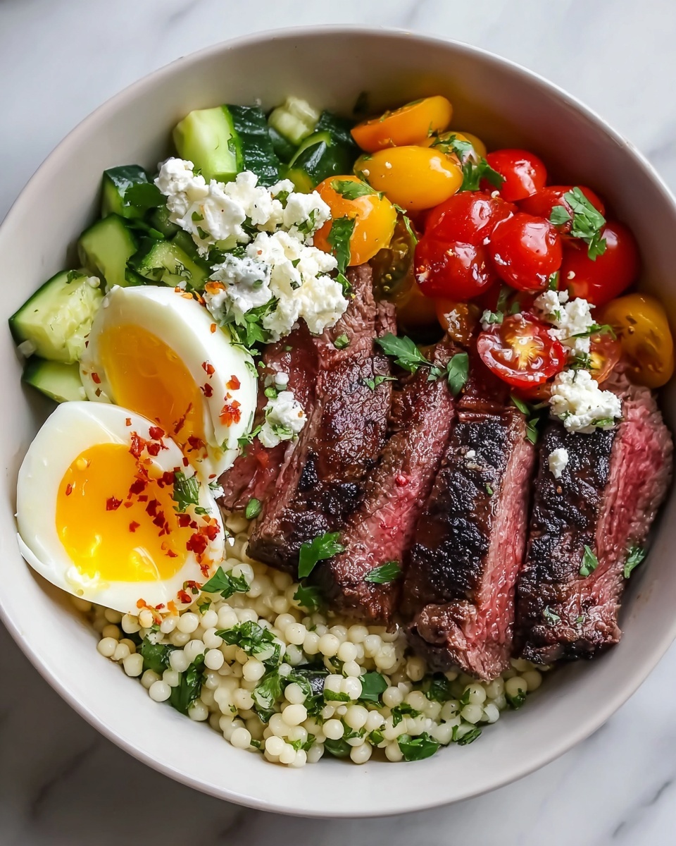 Mediterranean Steak Bowl Recipe - Recipe Image