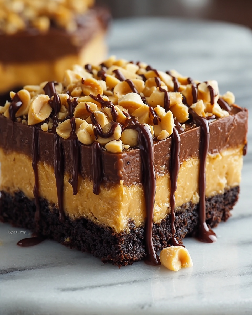 No-Bake Peanut Butter Cheesecake Recipe - Recipe Image