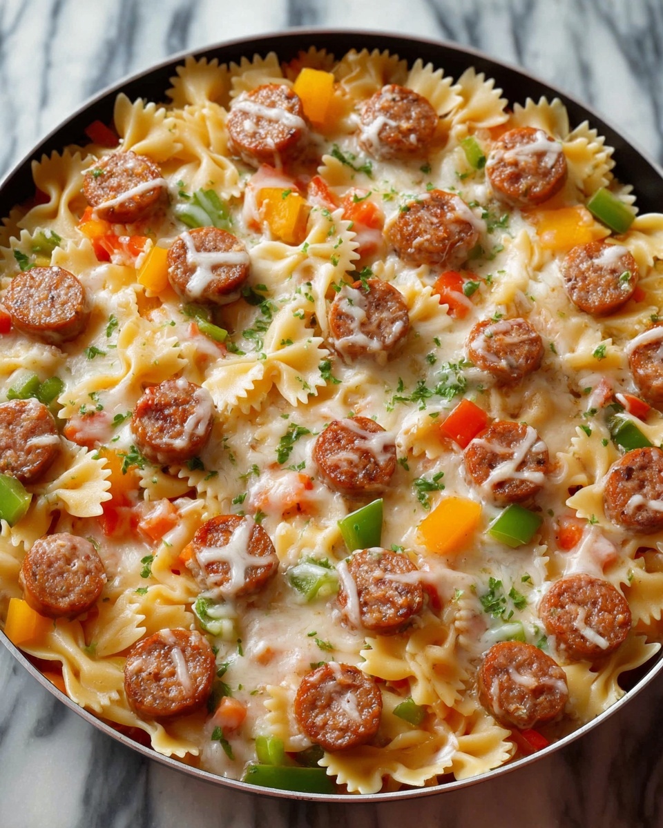 Creamy Italian Sausage Pasta Recipe - Recipe Image