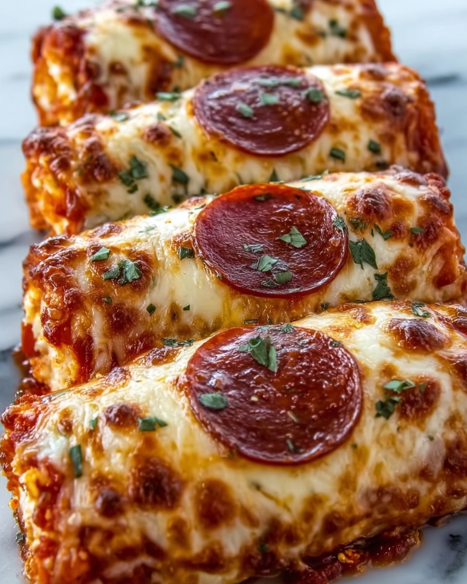 Cheesy Pepperoni Pizza Roll-Ups with Low-Carb Tortillas Recipe - Recipe Image