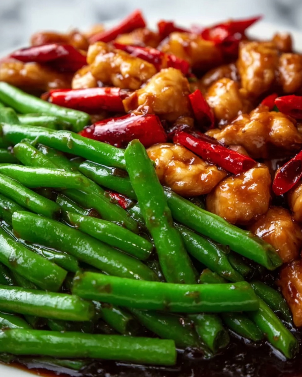 Chicken Green Bean Stir Fry with Sweet Chili Sauce Recipe - Recipe Image