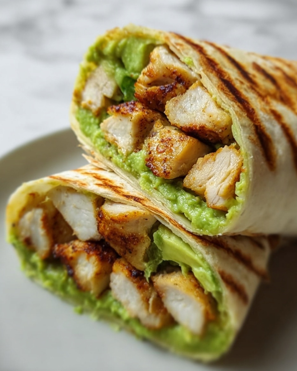 Chicken Avocado Wrap Recipe - Recipe Image