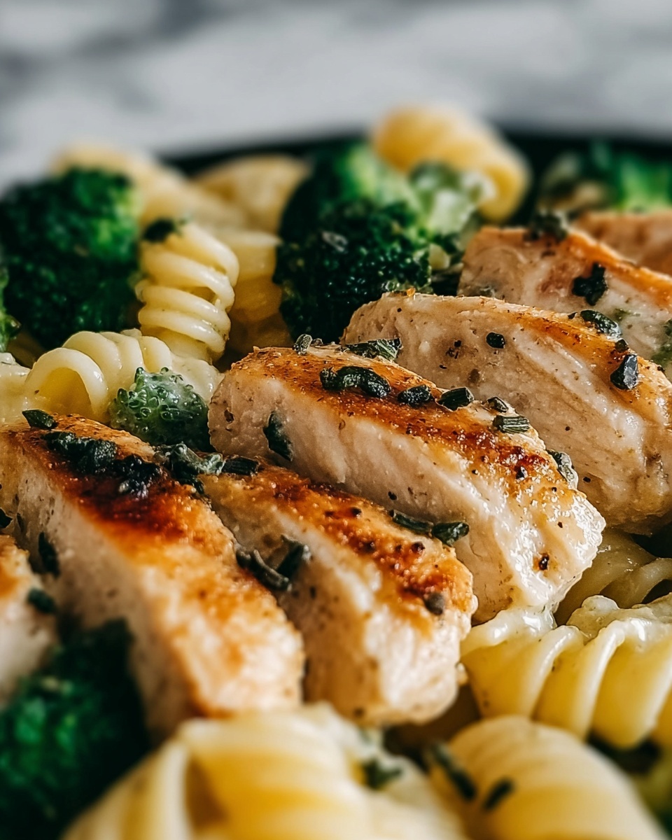 Creamy Chicken and Broccoli Pasta Recipe - Recipe Image