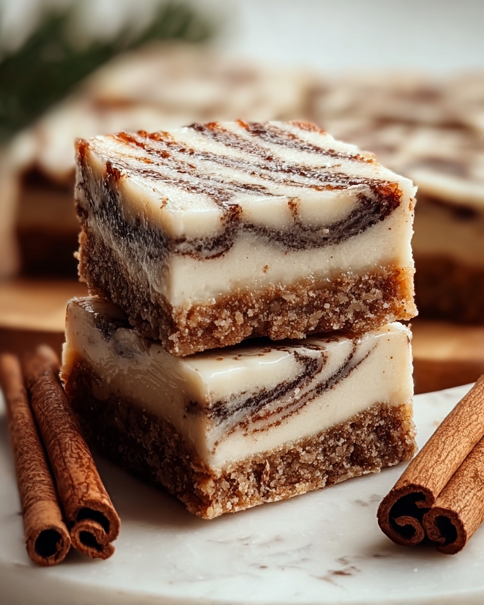 Indulgent Cinnamon Roll Blondies Recipe - Recipe Image