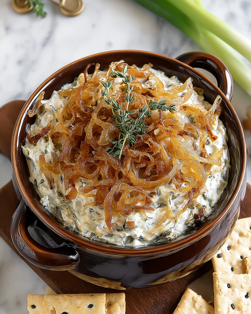 Creamy French Onion Dip Recipe - Recipe Image