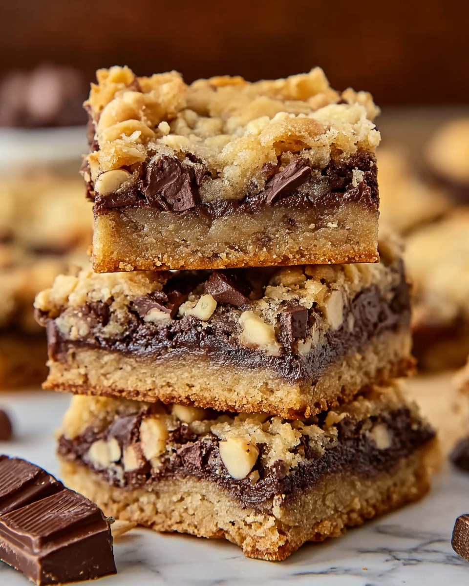 Gooey Chocolate Chip Cookie Bars Recipe - Recipe Image