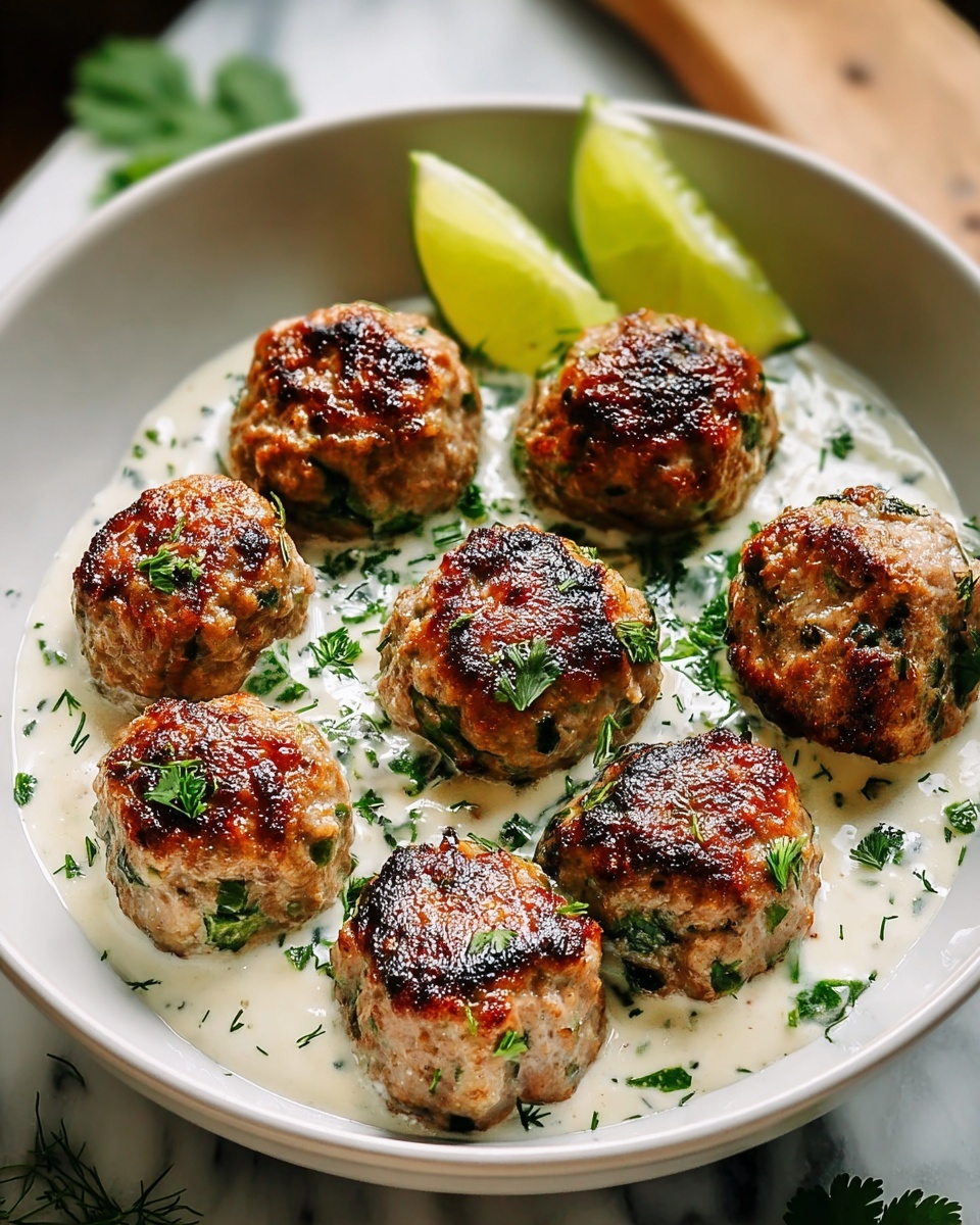 Greek Chicken Meatballs Recipe - Recipe Image