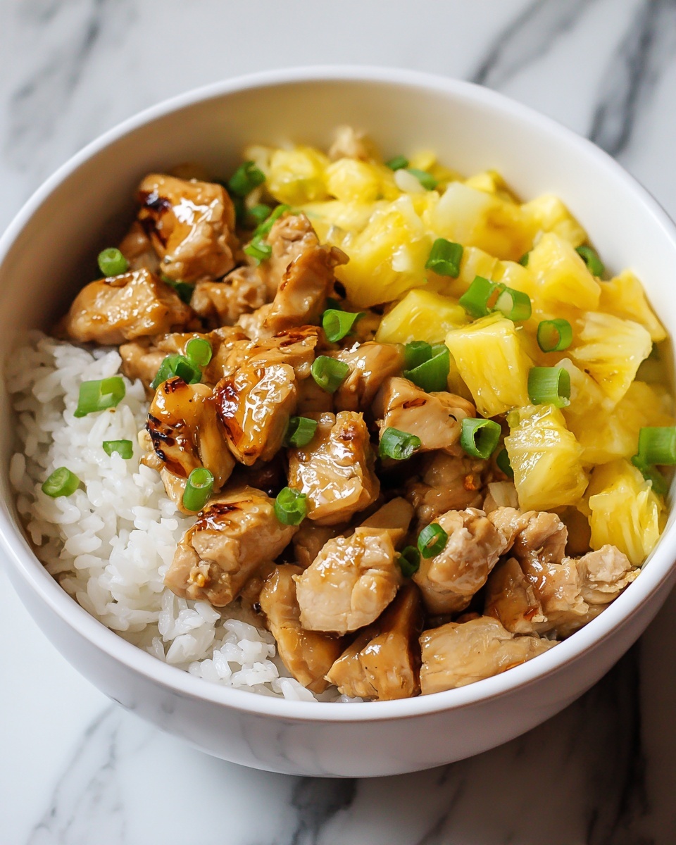 Tropical Pineapple Chicken & Rice Delight Recipe - Recipe Image