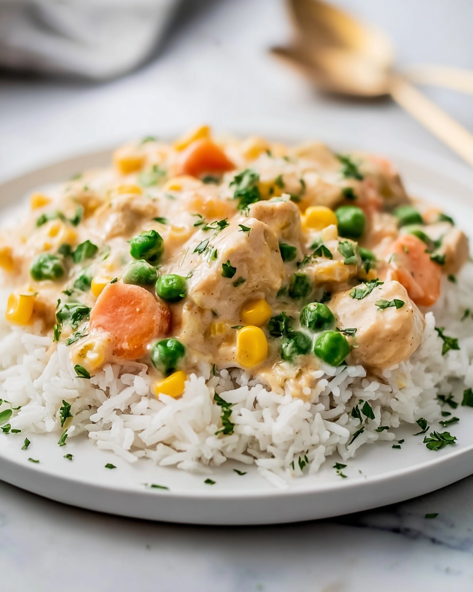 Crustless Chicken Pot Pie Recipe - Recipe Image