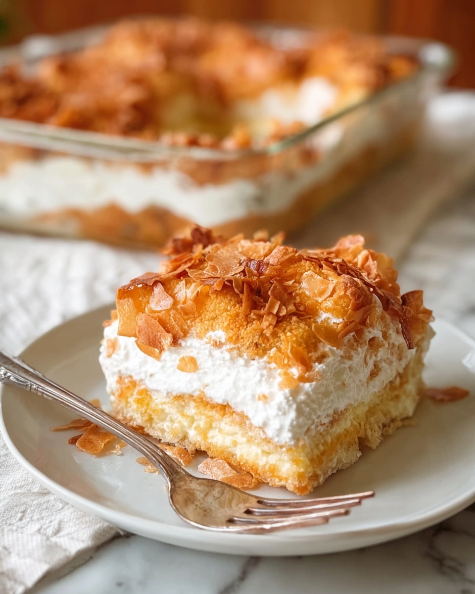 Coconut Cheesecake Bread Pudding Recipe - Recipe Image