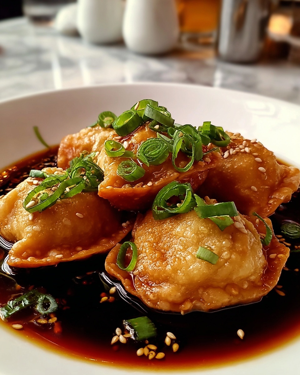 Chile Relleno Wontons with Jalapeño Soy Sauce Recipe - Recipe Image
