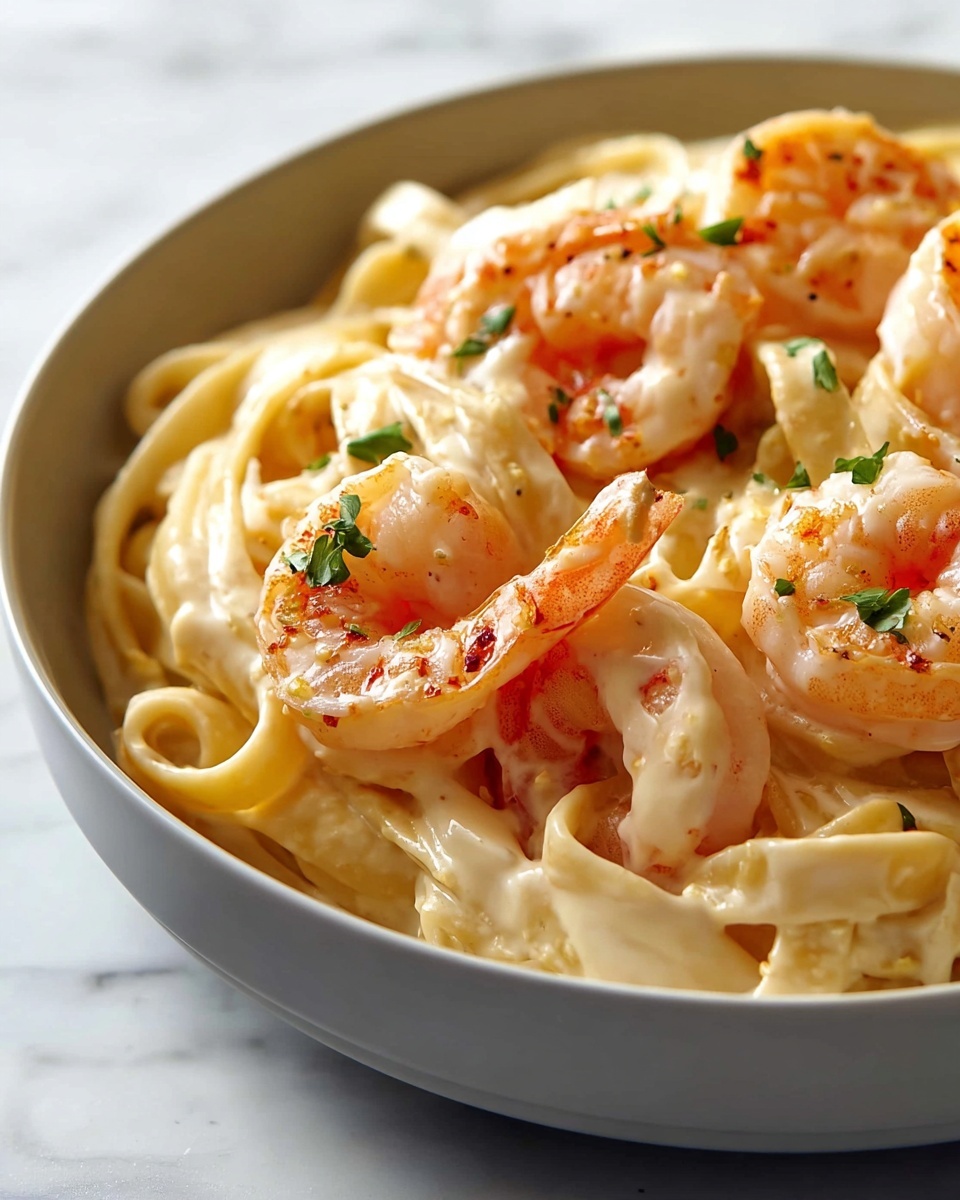 Creamy Shrimp Alfredo Recipe - Recipe Image