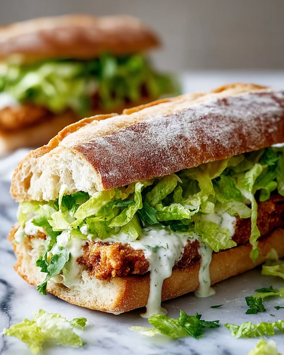Chicken Caesar Sandwich Recipe - Recipe Image