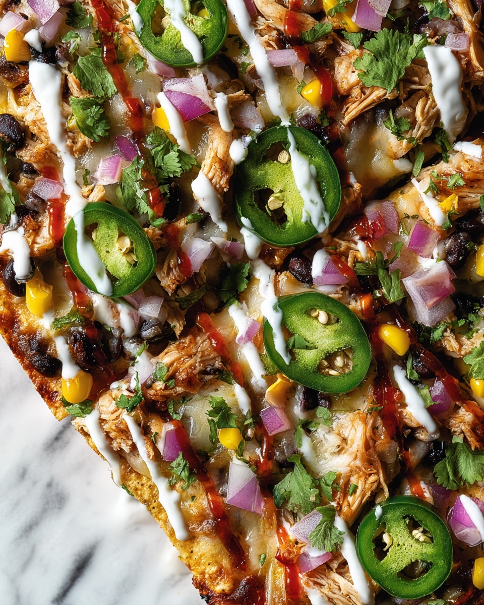 BBQ Chicken Nachos Recipe - Recipe Image