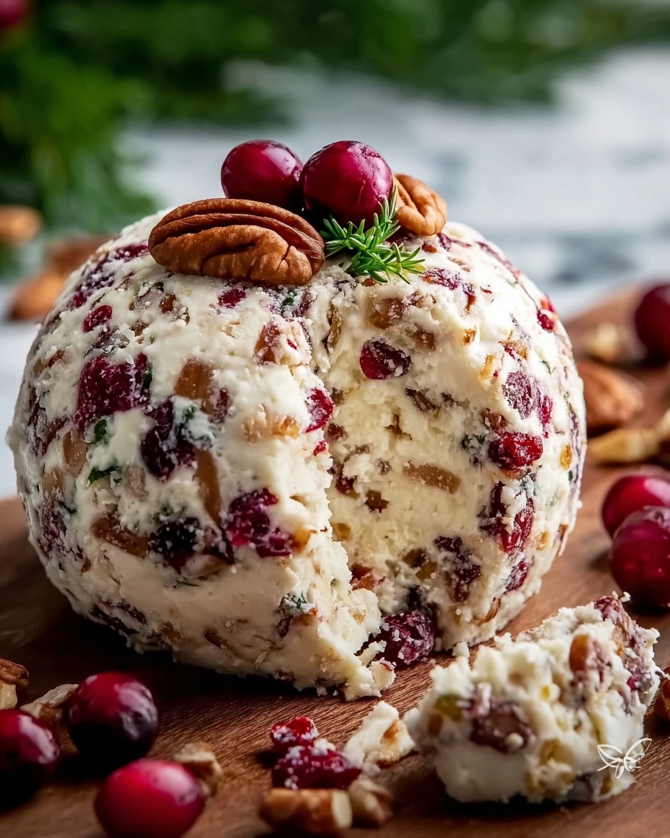 Cranberry Pecan Cheese Ball Recipe - Recipe Image