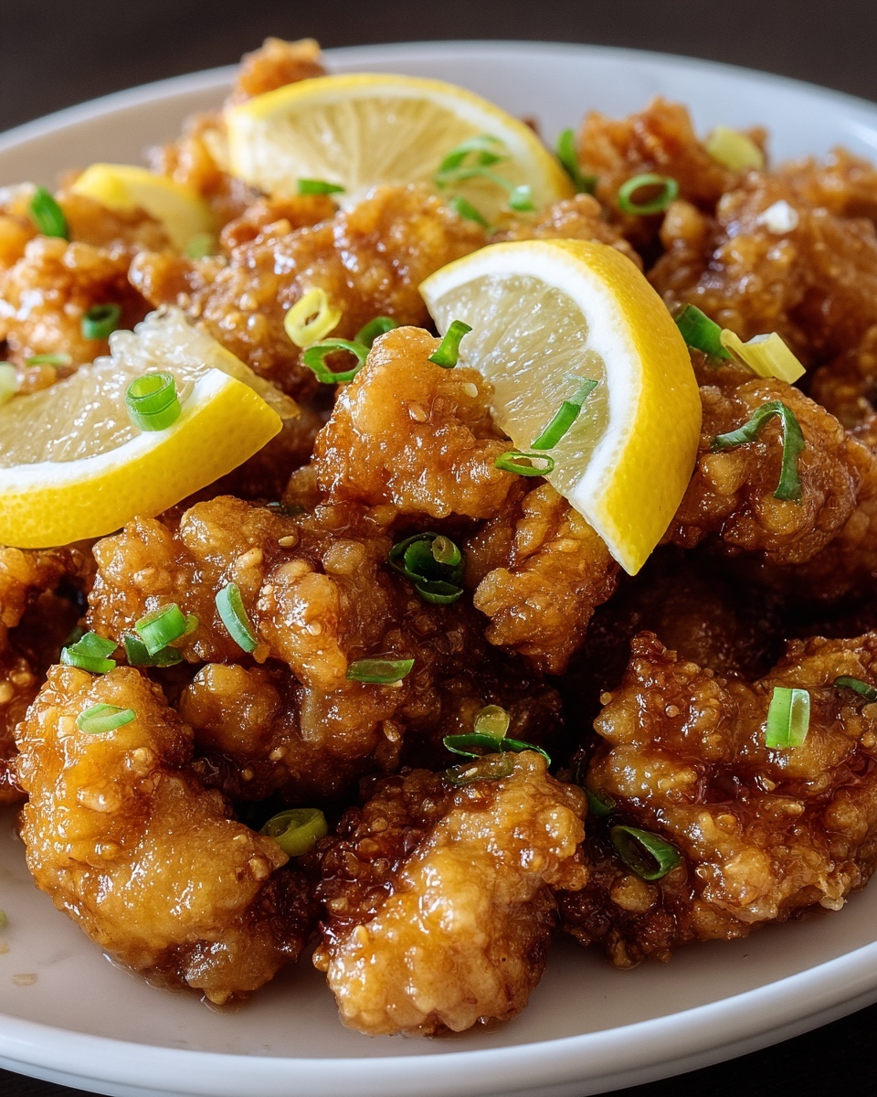 Crispy Chinese Lemon Chicken Recipe - Recipe Image