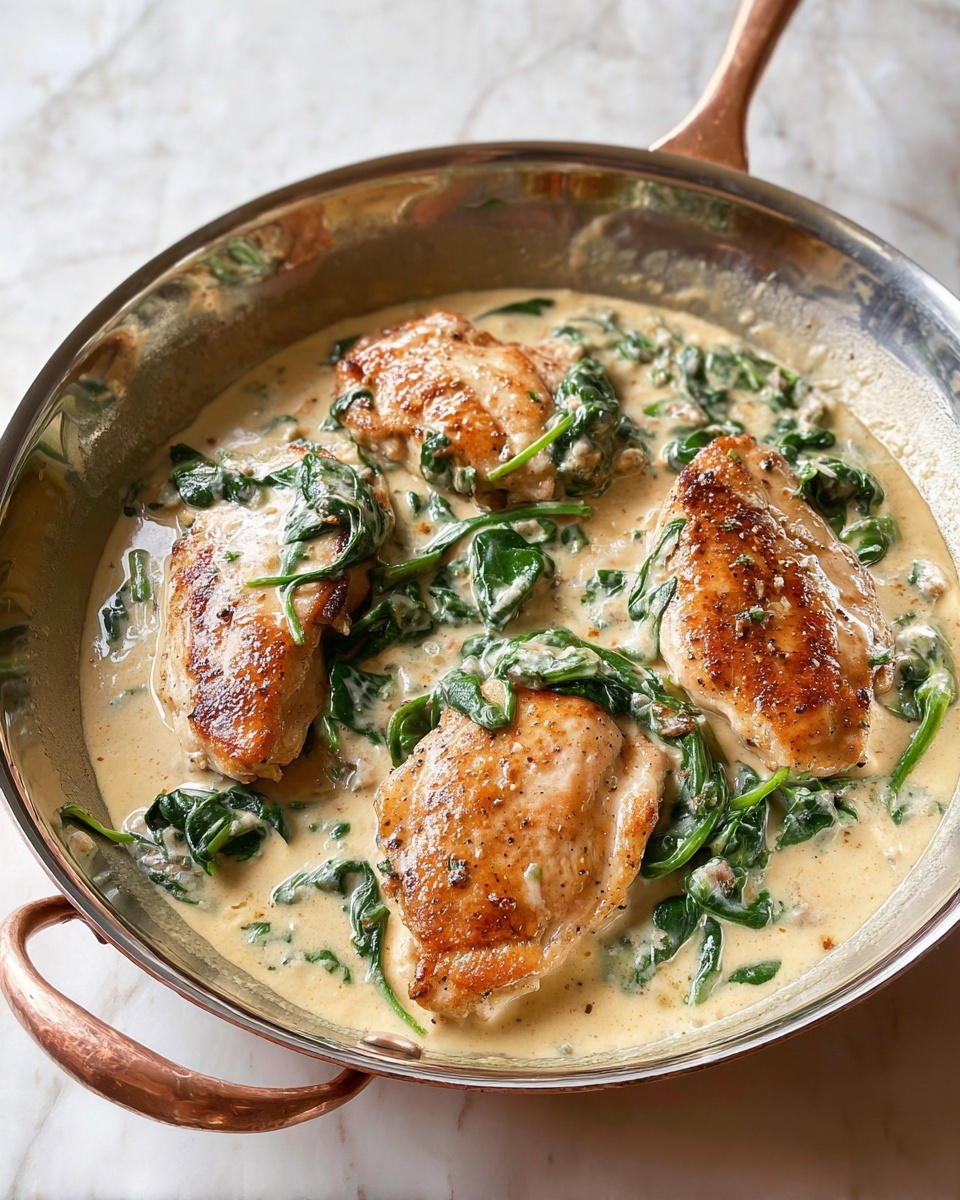 Creamy Chicken Florentine Recipe - Recipe Image