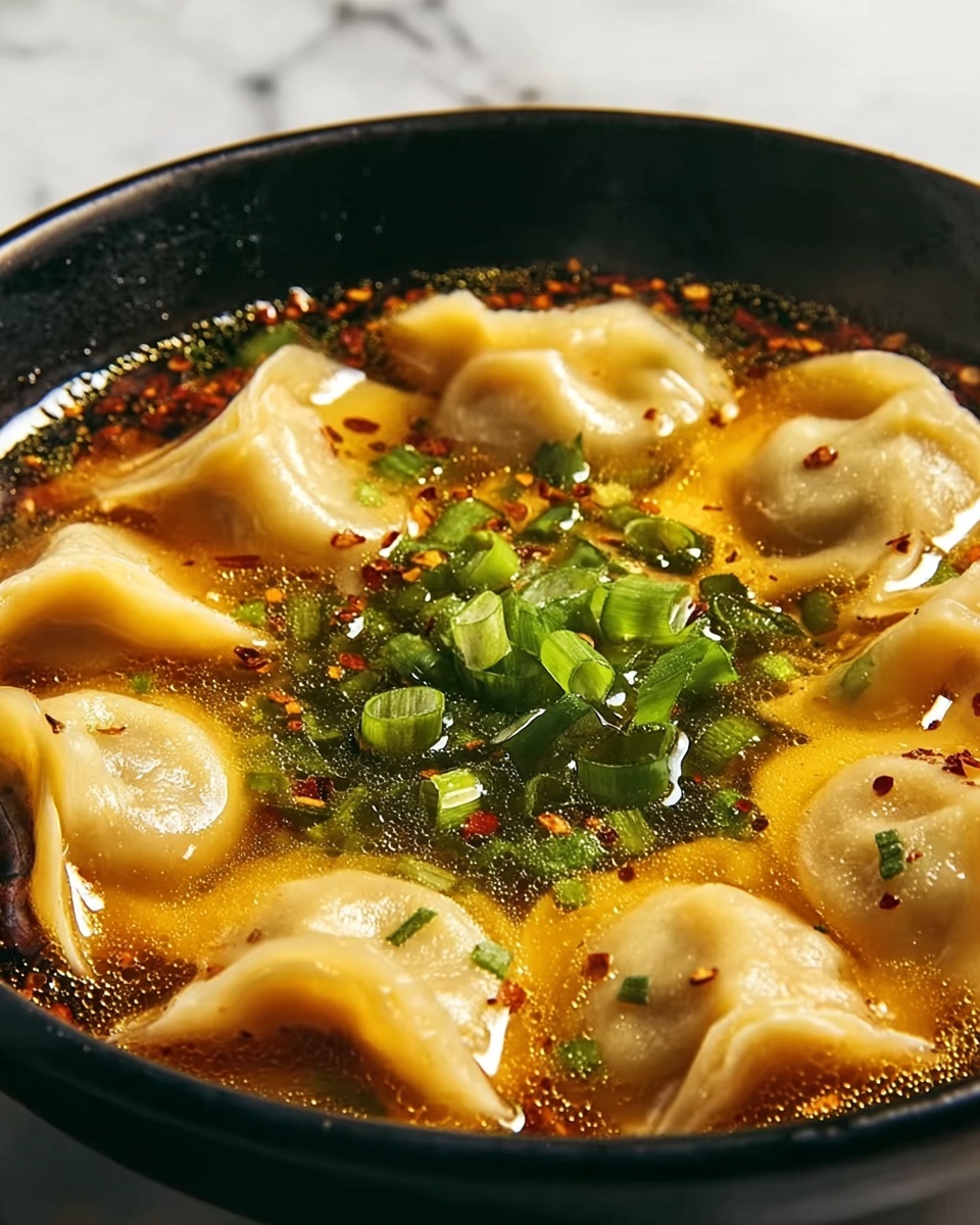 Thai Potsticker Soup Recipe - Recipe Image