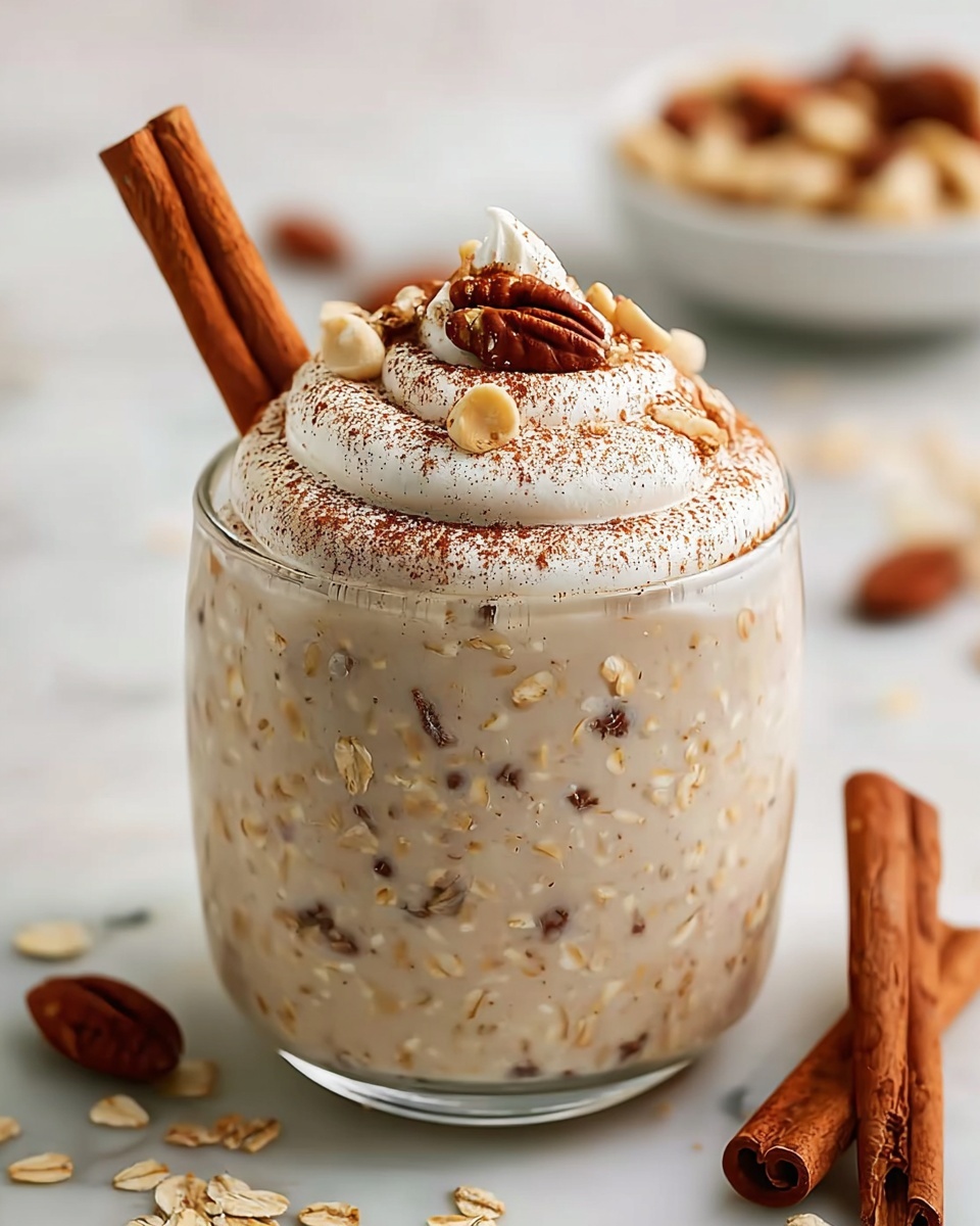 Cinnamon Roll Overnight Oats Recipe - Recipe Image