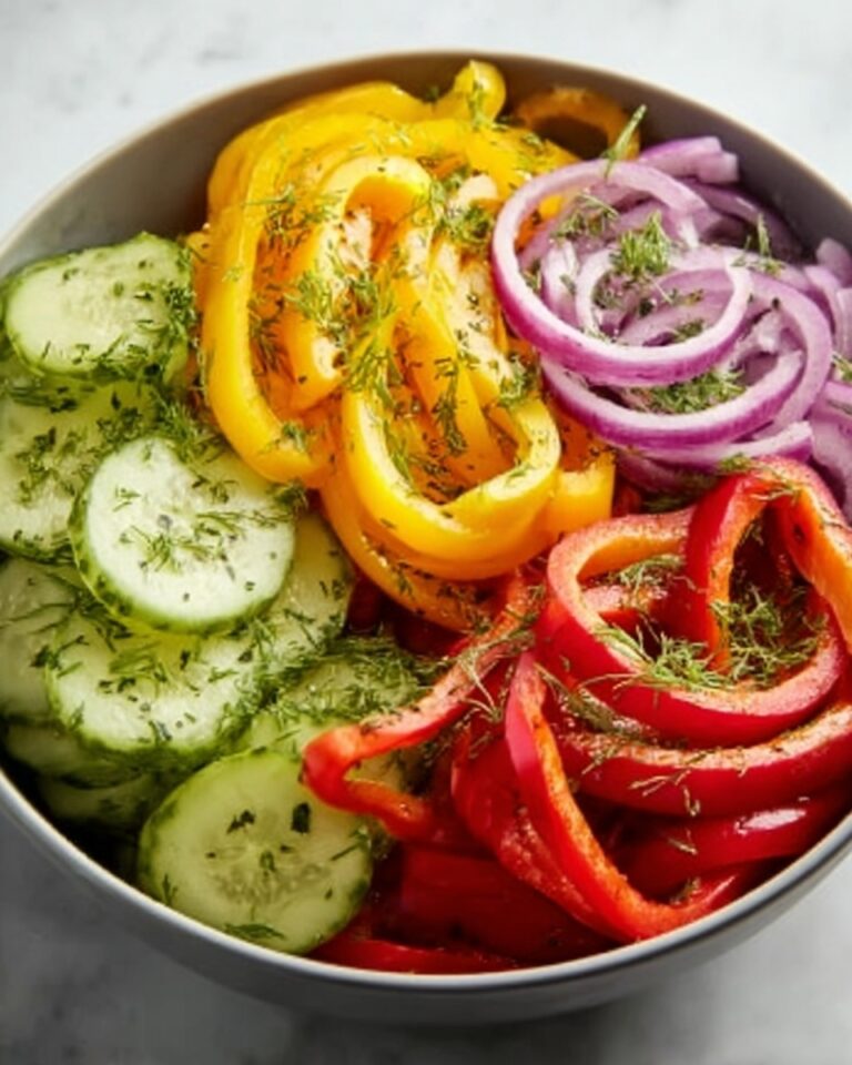 Cucumber Sweet Pepper Salad Recipe