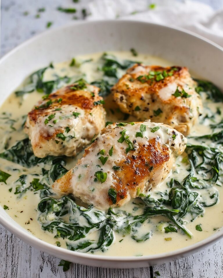 Creamy Chicken and Spinach Casserole Recipe