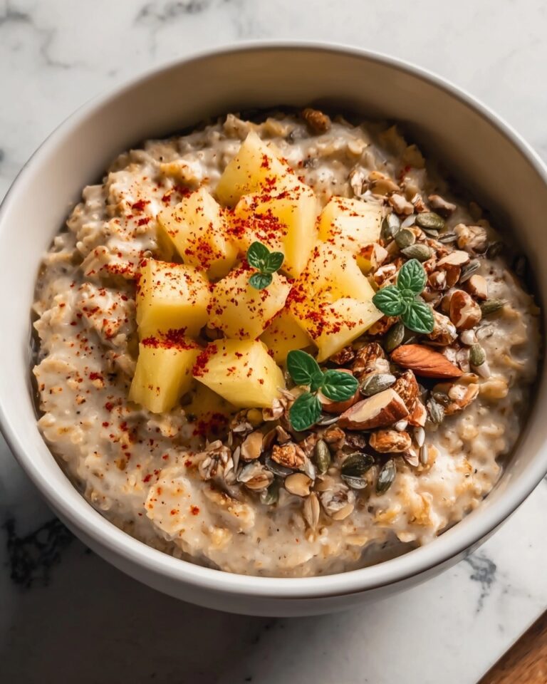 Pumpkin Spice Oatmeal with Diced Apples, Pepitas, and Chia Seeds Recipe