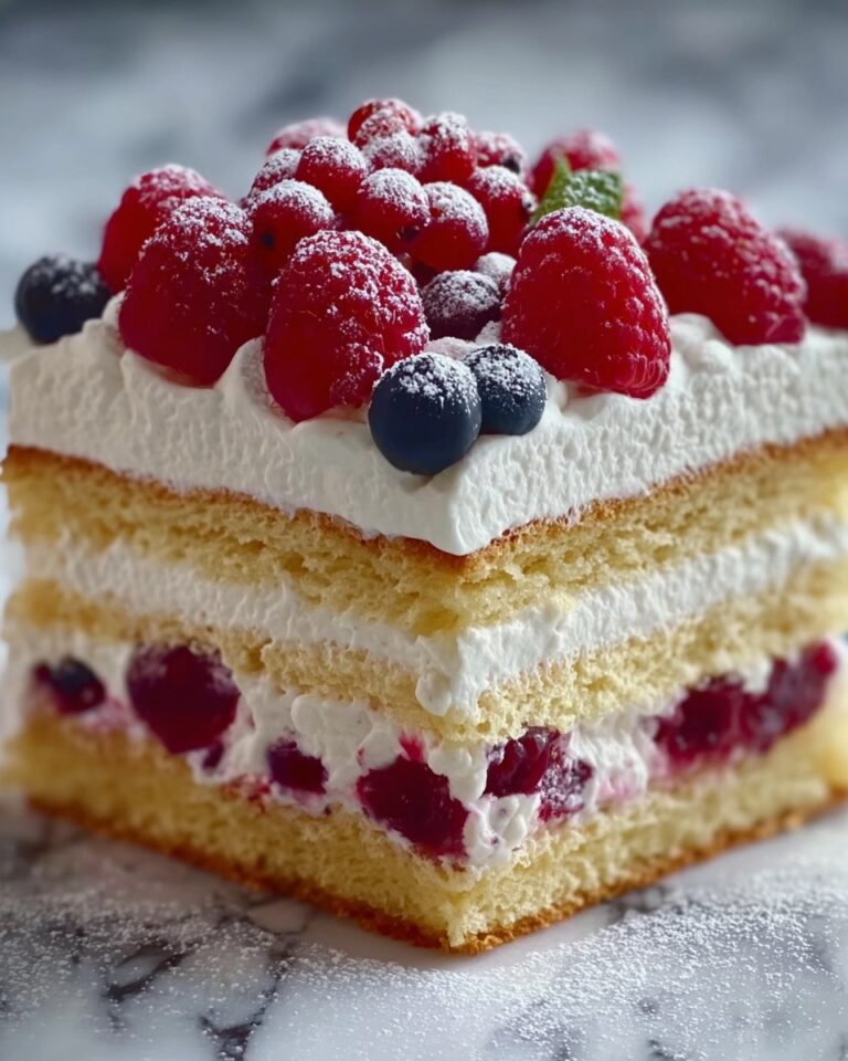 No-Bake Victoria Sponge Mousse Slice Recipe