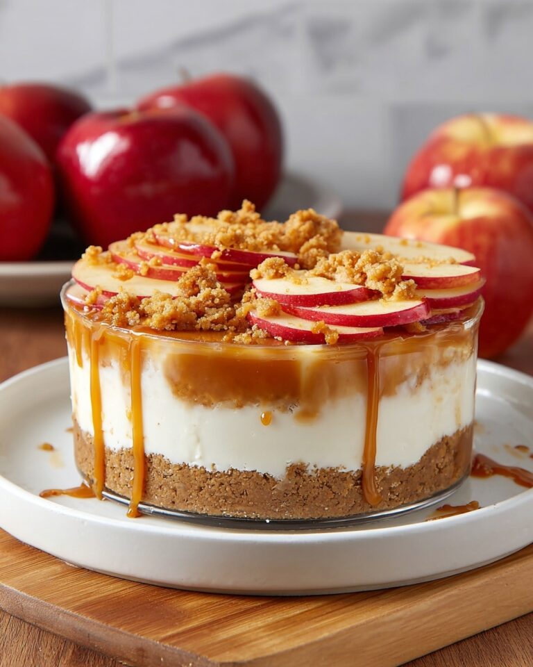 No-Bake Apple Pie Cheesecake Recipe