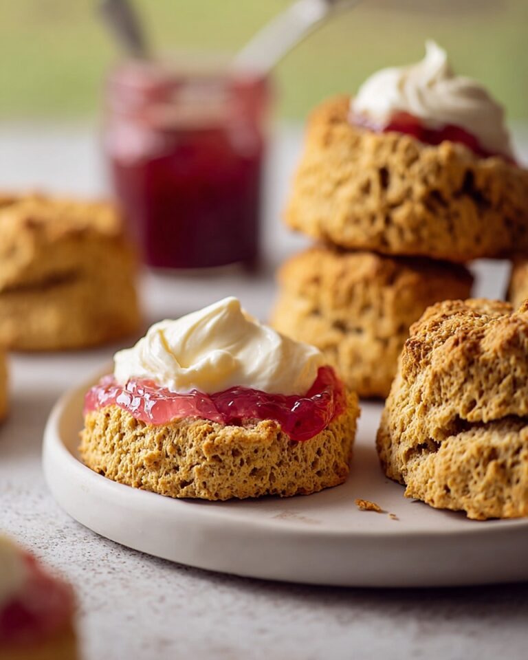 Rhubarb & Custard Scones Recipe