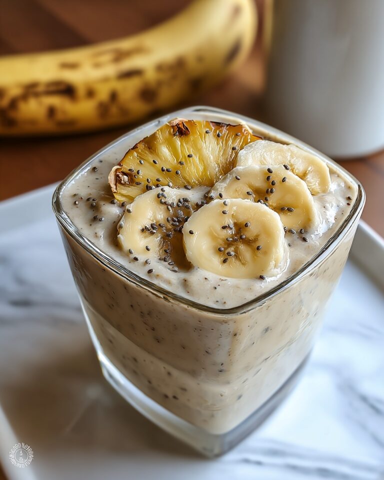 Tropical Pineapple Banana Smoothie Recipe