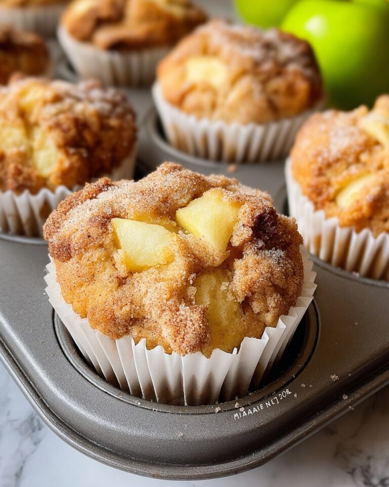 Easy Apple Sour Cream Muffins Recipe