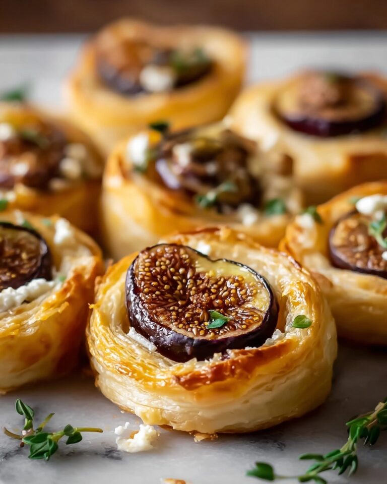 Fig and Goat Cheese Pinwheels Recipe