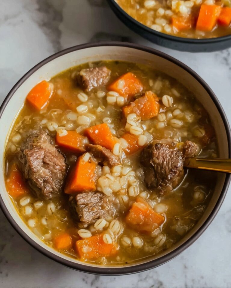 Easy Beef Barley Soup Recipe
