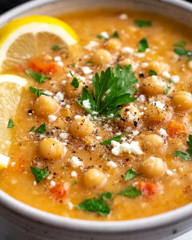 Greek Chickpea Soup with Lemon Recipe