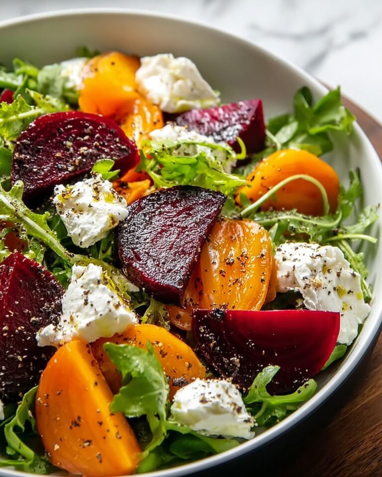 Roasted Beets and Carrots Salad with Burrata Recipe