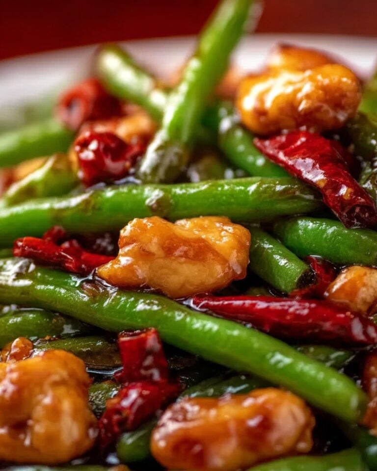 Chicken Green Bean Stir Fry with Sweet Chili Sauce Recipe