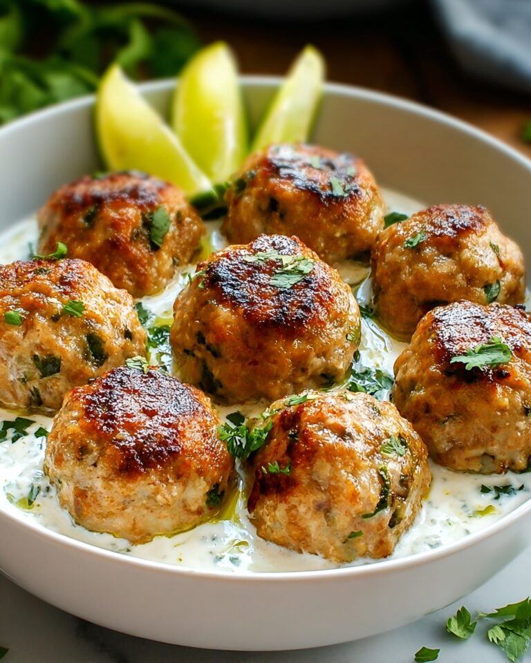 Greek Chicken Meatballs Recipe