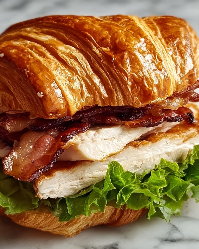 Chicken Caesar Croissant Sandwich Recipe