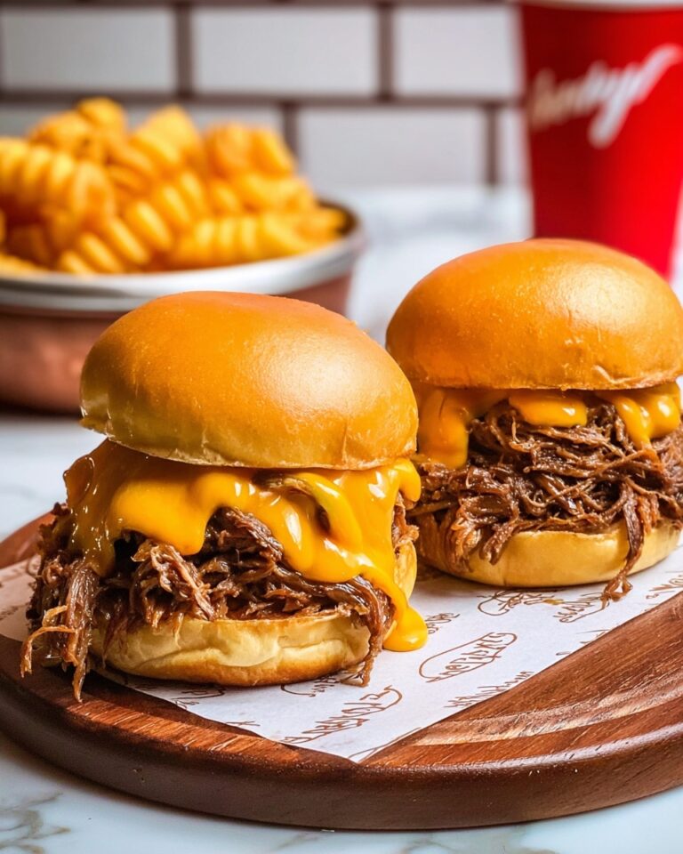 Slow Cooker Beef and Cheddar Sandwiches Recipe