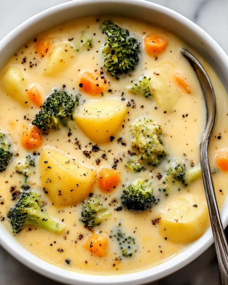The Best Broccoli Potato Cheese Soup Recipe