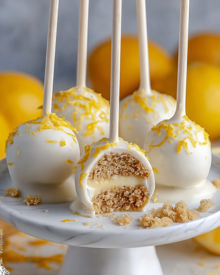 Lemon Meringue Cake Pops Recipe