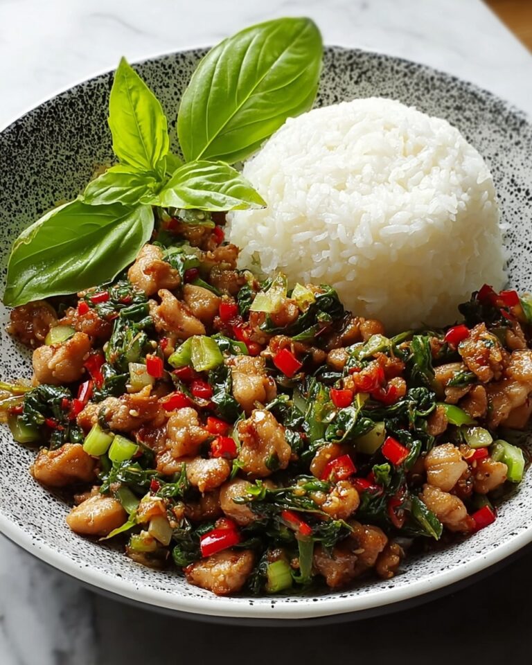 Spicy Thai Basil Chicken (Pad Krapow Gai) Recipe