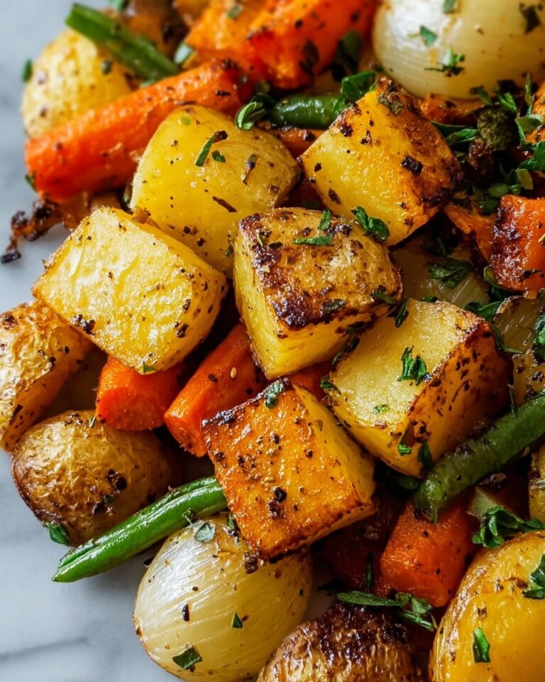 Garlic Herb Roasted Veggies Recipe