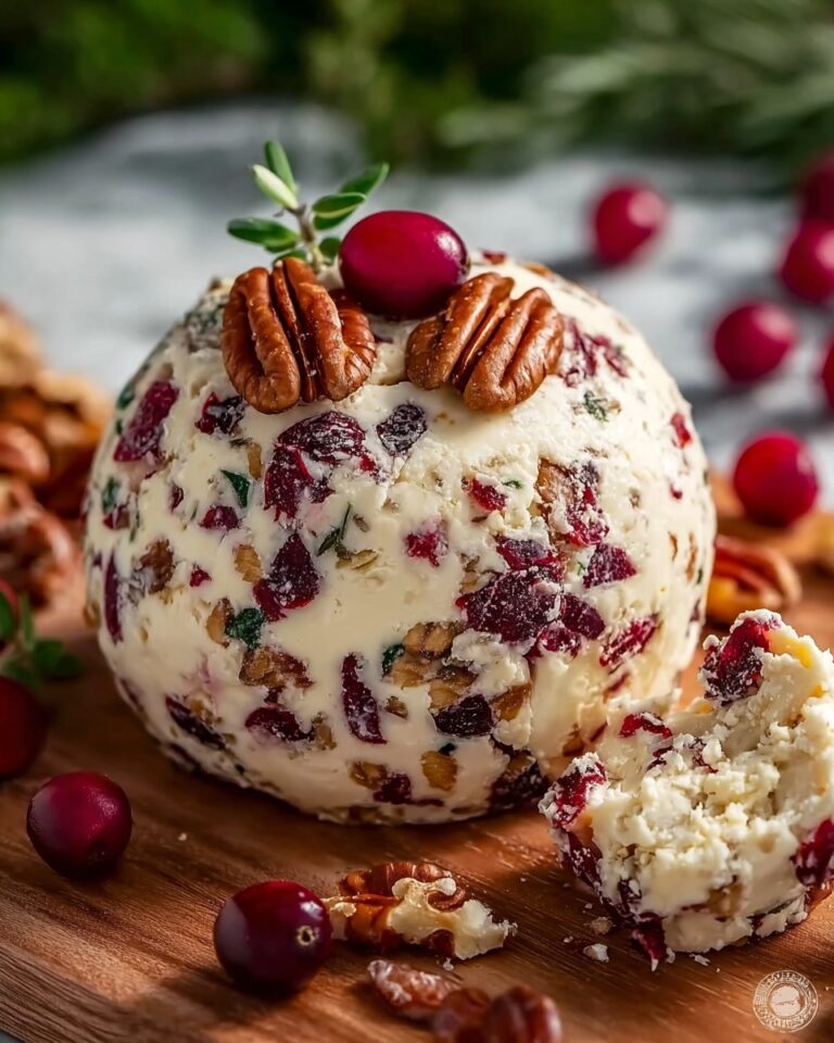 Cranberry Pecan Cheese Ball Recipe