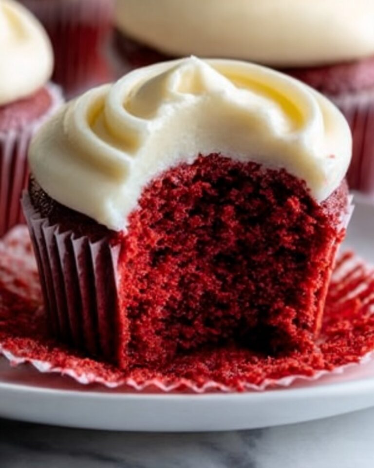 Red Velvet Cupcakes with Cream Cheese Frosting Recipe