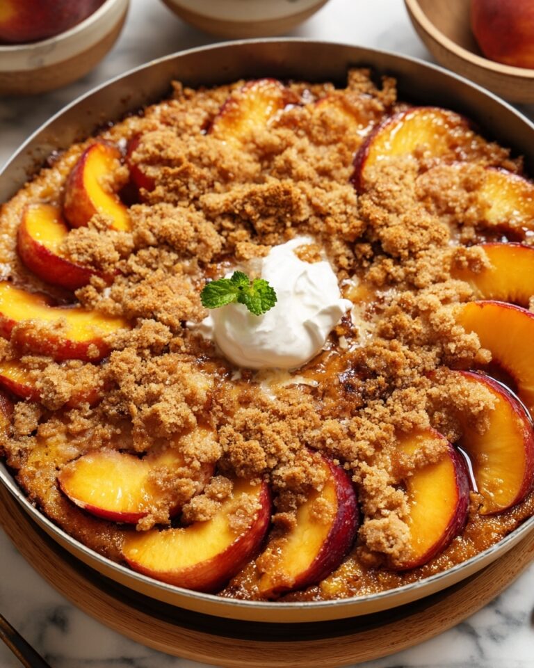 Peach Cobbler Upside Down Cake Recipe