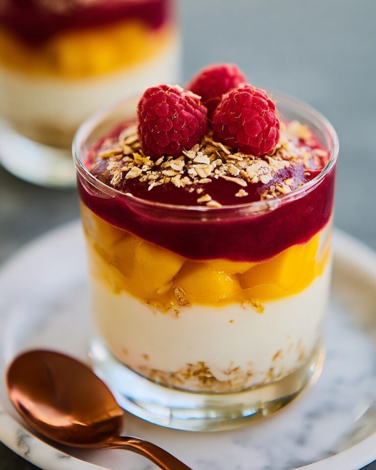 Raspberry & Mango Yogurt Parfait Recipe
