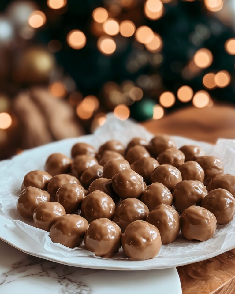 Chocolate-Coated Peanut Butter Balls Recipe