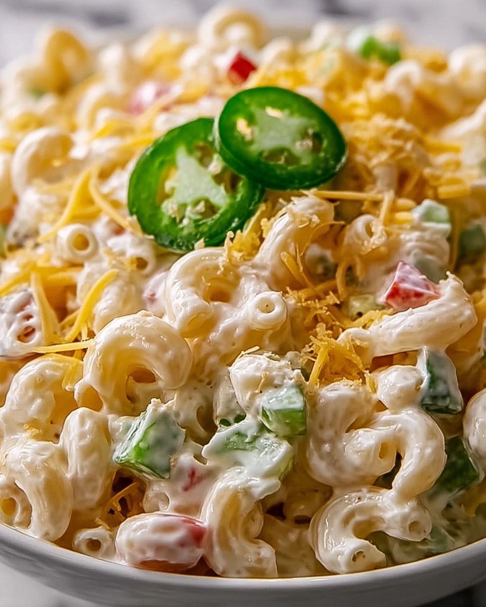 Jalapeño Popper Macaroni Salad Recipe - Recipe Image