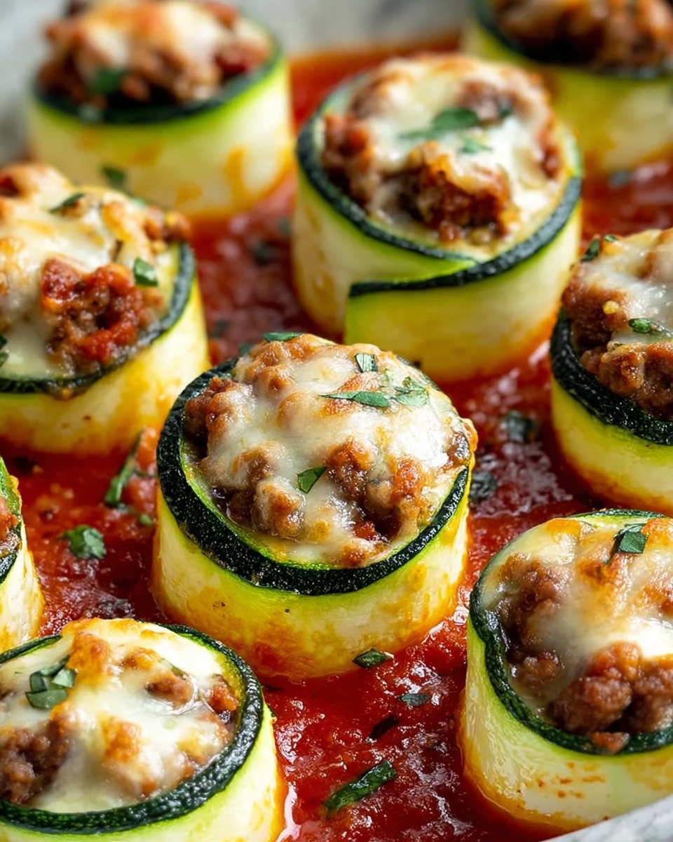 Zucchini Rollatini with Italian Sausage and Cheese Recipe - Recipe Image